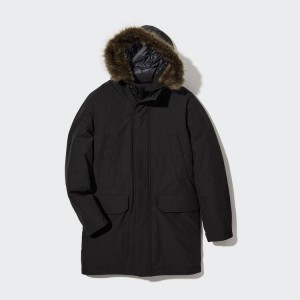 Abrigos Uniqlo Ultra Warm Híbrido Down Hombre Negras | 7480RGWNT