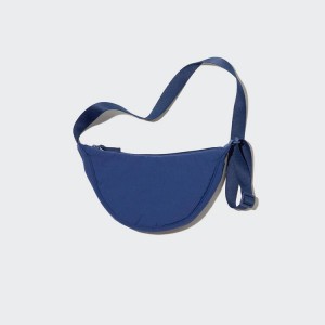 Bolsas Uniqlo Round Mini Shoulder Mujer Azules | 7368FITYB