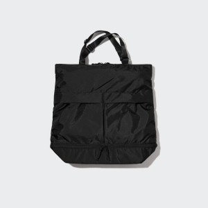 Bolsas Uniqlo Utility Two-way Hombre Negras | 3589BNEQZ