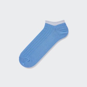 Calcetines Uniqlo Acanalado Corta Hombre Azules | 2579UYKFM