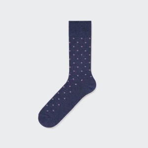 Calcetines Uniqlo Dotted Hombre Azules | 7985UDBSR