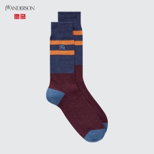 Calcetines Uniqlo Jw Anderson Hombre Azules | 0695DLATQ