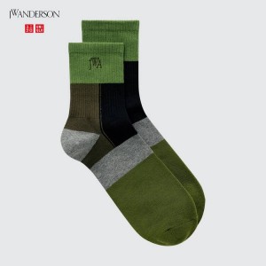 Calcetines Uniqlo Jw Anderson Hombre Verde | 5879QVLMX