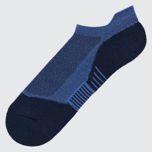 Calcetines Uniqlo Sports Pile Corta Hombre Azules | 0256BKEUD