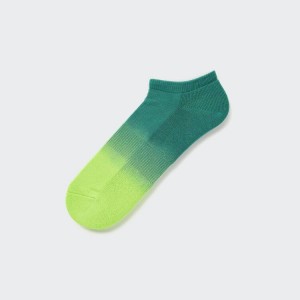 Calcetines Uniqlo Tie-dye Corta Hombre Verde | 2054XDFWQ