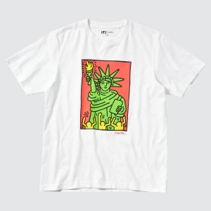 Camiseta Uniqlo Keith Haring Ut Estampadas Hombre Blancas | 0471BGXLO