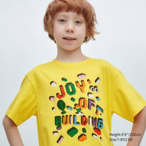 Camiseta Uniqlo Lego® City Ut Estampadas Niños Amarillo | 2698GIZMN