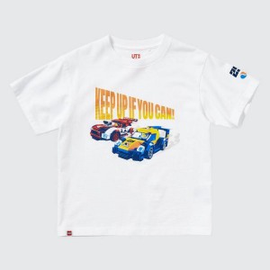 Camiseta Uniqlo Lego® City Ut Estampadas Niños Blancas | 4906HGPLF