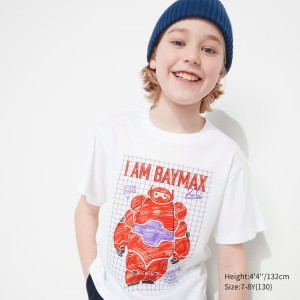 Camiseta Uniqlo Mfa Utgp2023 Estampadas Niños Blancas | 9826VMFUO