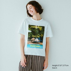 Camiseta Uniqlo Sofia Coppola Ut Estampadas Mujer Blancas | 7629YHUCQ