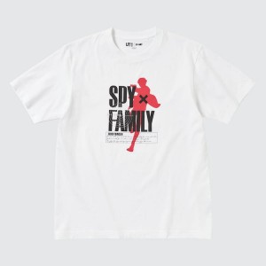 Camiseta Uniqlo Spy X Family Ut Estampadas Hombre Blancas | 1289BJIGH