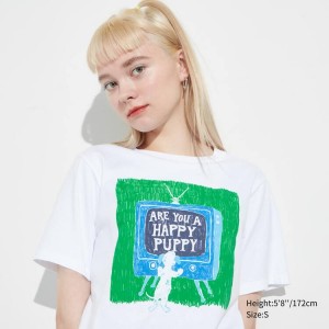 Camiseta Uniqlo Utgp2023 Mfa Estampadas Mujer Blancas | 8270SYGXF