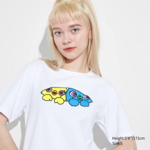 Camiseta Uniqlo Utgp2023 Mfa Estampadas Mujer Blancas | 4605KWJDN