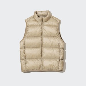 Chaquetas Uniqlo Ultra Light Down Hombre Beige | 2985QUFIJ