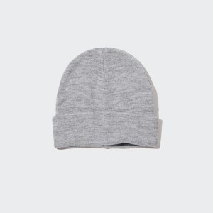 Gorras Uniqlo Heattech Hombre Gris | 9352YXVSO