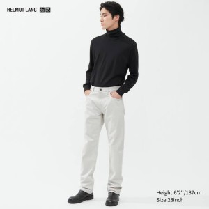 Jeans Uniqlo Helmut Lang Hombre Blancas | 4951QAVCX