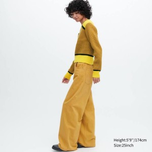 Jeans Uniqlo Marnigy Mujer Amarillo | 7921BJENG