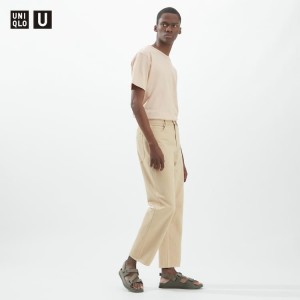 Jeans Uniqlo U Regular Fit Hombre Beige | 9524JKNHG