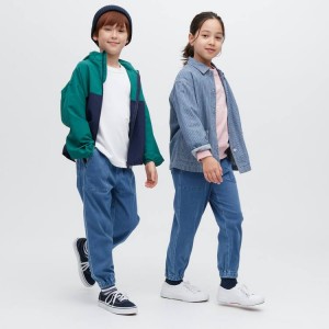 Jeans Uniqlo Ultra Stretch Denim Niños Azules | 4960NOWQK