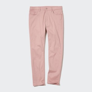 Jeans Uniqlo Ultra Stretch Flaco Fit Colour Hombre Rosas | 5103TMBZX