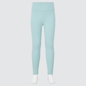 Leggins Uniqlo Airism Uv Protection Soft Niños Verde | 5960FIGSD