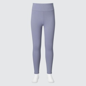 Leggins Uniqlo Airism Uv Protection Soft Niños Azules | 5362MZFUD