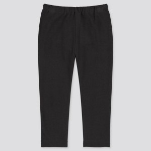 Leggins Uniqlo Algodon (2021 Season) Bebe Negras | 8427CASVR