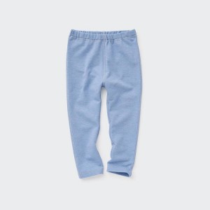 Leggins Uniqlo Algodon Denim-look Bebe Azules | 0793KINDA