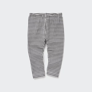 Leggins Uniqlo Checked Bebe Negras | 6942HVYCF