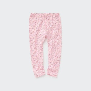 Leggins Uniqlo Flower Print Bebe Rosas | 3089HWSEO