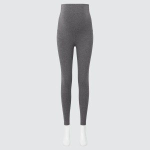 Leggins Uniqlo Maternity (2021 Season) Mujer Gris Oscuro | 9468TPZBN