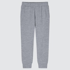 Pantalones Jogger Uniqlo Ultra Stretch Active Niños Gris | 5318AFUPO