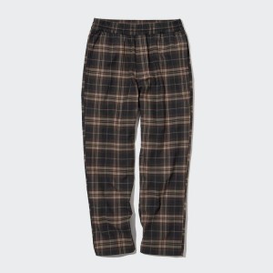 Pantalones Uniqlo Flannel Ankle Length Hombre Marrones | 4169ZOIUT