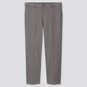 Pantalones Uniqlo Smart Comodidad Ankle Length (2020 Season) Hombre Gris | 0291YLBRP