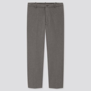 Pantalones Uniqlo Smart Comodidad Ankle Length (2020 Season) Hombre Gris | 4351EYOMW