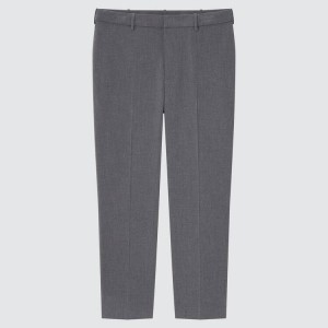 Pantalones Uniqlo Smart Comodidad Ankle Length (2021 Season) Hombre Gris | 1925NUKBA