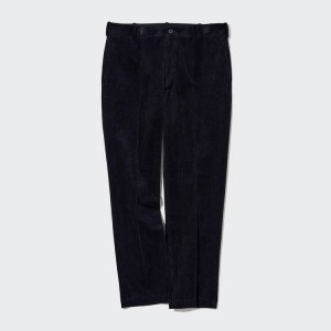 Pantalones Uniqlo Smart Corduroy Ankle Length (Long) Hombre Azul Marino | 3586DSXCN