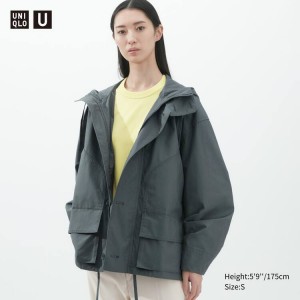 Parka Uniqlo U Relaxed Mujer Gris Oscuro | 4091TJPWU