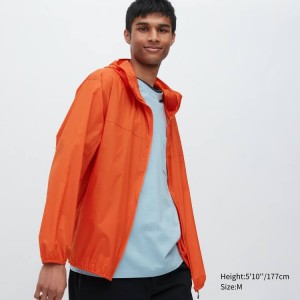 Parka Uniqlo Uv Protection 3d Cut Pocketable Hombre Naranjas | 7491OYJPL