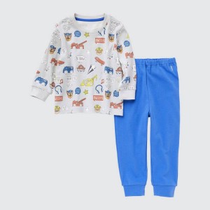 Ropa De Casa Uniqlo Paw Patrol Ut Bebe Gris Azules | 6431AHVPI