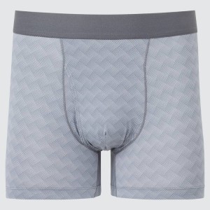 Ropa Interior Uniqlo Airism Gradation Boxers Hombre Gris | 4362SABXF