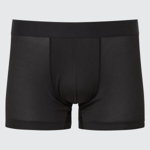 Ropa Interior Uniqlo Airism Low Rise Boxers Hombre Negras | 3651ZINGT