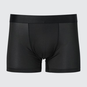 Ropa Interior Uniqlo Airism Low Rise Boxers Hombre Negras | 4068PVTAE