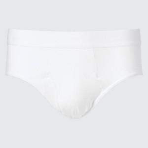 Ropa Interior Uniqlo Briefs Hombre Blancas | 9230NGSEZ