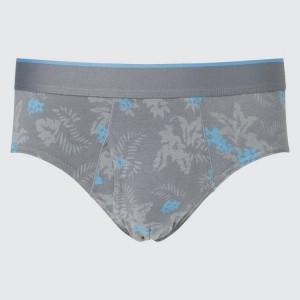 Ropa Interior Uniqlo Briefs Hombre Gris | 7280GMKCP