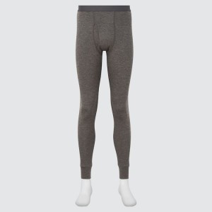 Ropa Interior Uniqlo Heattech Thermal Tights (2021 Season) Hombre Gris Oscuro | 2410XBNSC