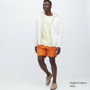 Short Uniqlo Swim Active Hombre Naranjas | 0165GQVSN