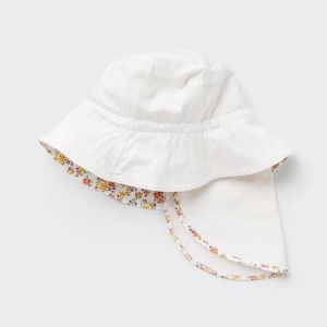 Sombreros Uniqlo Uv Protection Bebe Blancas | 9243IPRTL