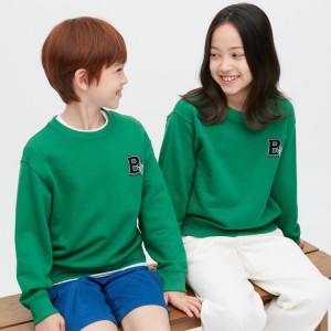 Sudaderas Uniqlo Ultra Stretch Niños Verde | 8653NKHMJ