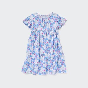 Vestido Uniqlo Airism Algodon Bebe Azules | 1243FGERO